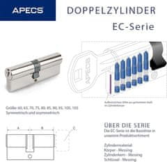APECS Cilindrični vložek APECS EC-65(30/35)-NI (3keys) (00027734)