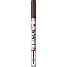 Maybelline Build-A-Brow svinčnik za obrvi in fiksirni gel 2v1 1.4 g Odtenek 260 deep brown