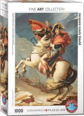 EuroGraphics Puzzle Napoleon pri prehodu Alp 1000 kosov