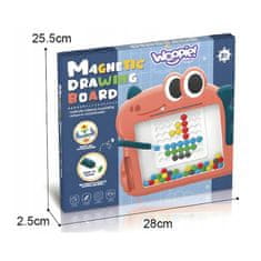 WOOPIE Otroška Montessori magnetna tabla MagPad Dinosaur