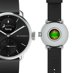 Withings ScanWatch 2 hibridna pametna ura, 38 mm, črna