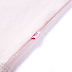 Vidaxl Otroška majica z naramnicami nežno roza 92