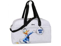 Disney Donald Duck Disney Siva, melanžna velika potovalna torba, prostorna 53x17x32 cm 