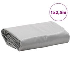 Vidaxl Ponjava siva 1x2,5 m 650 g/m²