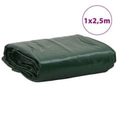 Vidaxl Ponjava zelena 1x2,5 m 650 g/m²