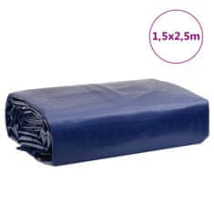 Vidaxl Ponjava modra 1,5x2,5 m 650 g/m²