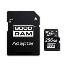 NEW Kartica Micro SD GoodRam M1AA-2560R12 Črna 256 GB