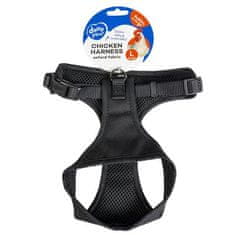 Duvo+ Chicken Harness pas za piščančke L 35x23x49-56cm črn