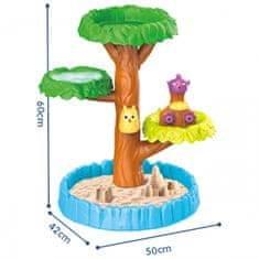 WOOPIE Vodna miza 2v1 Peskovnik Happy Tree 8 ac.