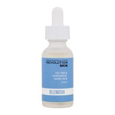 Revolution Skincare Blemish Tea Tree & Hydroxycinnamic Acid Serum serum za obraz mastna koža 30 ml za ženske POKR
