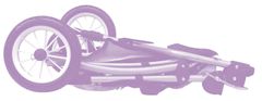 DeCuevas 90341 Zložljivi voziček na treh kolesih za punčke dvojčke Ocean Fantasy 2021 - 75 cm