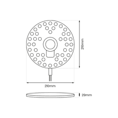 Milagro Led modul 12W, barva svetlobe 3000K, Milagro