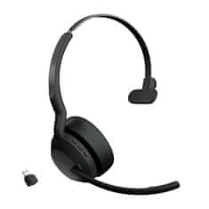 Jabra Evolve2 55/Mono/ANC/USB-C/BT-USB/Wireless/MS/črna