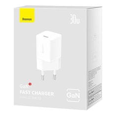 BASEUS GaN5 Mini 30W EU beli hitri polnilec