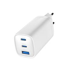 Gembird PD polnilec 1xUSB-A 2xUSB-C 65W bela