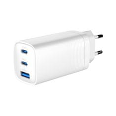 Gembird PD polnilec 1xUSB-A 2xUSB-C 65W bela