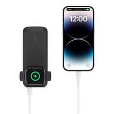 Belkin Brezžično polnjenje za Apple Watch + USB-C PowerBank, 10000 mAh, črna