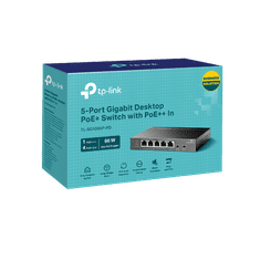 TP-Link Stikalo TL-SG1005P-PD 1x GLAN s PoE-in, 4x GLAN s PoE+