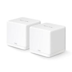 TP-Link WiFi usmerjevalnik Mercusys Halo H60X(2-pack) WiFi 6, AX1500, 3x GLAN2,4/5 GHz