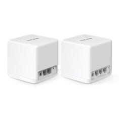 TP-Link WiFi usmerjevalnik Mercusys Halo H60X(2-pack) WiFi 6, AX1500, 3x GLAN2,4/5 GHz