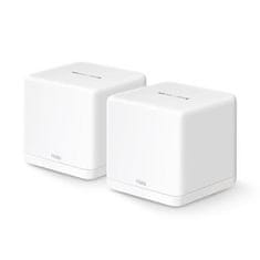 TP-Link WiFi usmerjevalnik Mercusys Halo H60X(2 paketa) WiFi 6, AX1500, 3x GLAN2,4/5 GHz