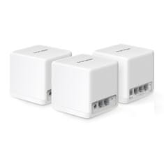 TP-Link WiFi usmerjevalnik Mercusys Halo H60X(3-pack) WiFi 6, AX1500, 3x GLAN2,4/5 GHz