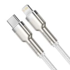 BASEUS podatkovni kabel Cafule USB-C/Lightning PD 20W 1m bel
