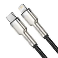 BASEUS podatkovni kabel Cafule USB-C/Lightning PD 20W 2m črn