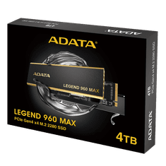 A-Data LEGEND 960 MAX/4TB/SSD/M.2 NVMe/črna/ hladilnik/5R