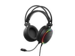 Genesis Gaming slušalke z mikrofonom NEON 613/Stereo/ANC/Jack/Wire/Stand/Black