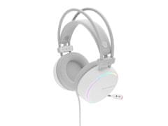 Genesis Gaming slušalke z mikrofonom NEON 613/Stereo/ANC/Jack/Wire/Stand/White