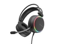 Genesis Gaming slušalke z mikrofonom NEON 613/Stereo/ANC/Jack/Wire/Stand/Black