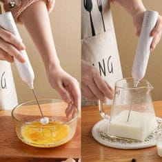 HOME & MARKER® Brezžični penilnik mleka, Penilec mleka (Bela) | FROTHO