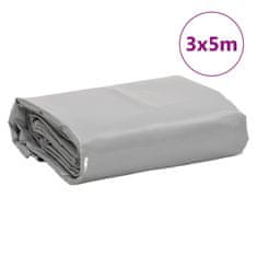 Vidaxl Ponjava siva 3x5 m 650 g/m²