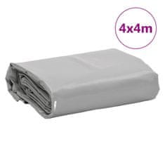 Vidaxl Ponjava siva 4x4 m 650 g/m²