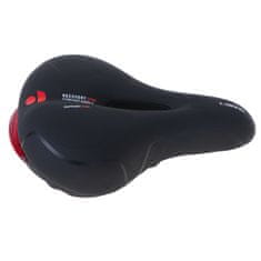 WOWO Bicycle Saddle Sports L-BRNO - Športno kolesarsko sedlo L-BRNO z elastično peno in LED lučko