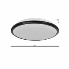 Milagro Plafonjera TERMA BLACK 24W LED IP44 Ø360 mm, Milagro