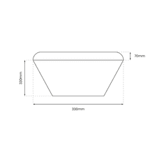 Milagro Plafonjera NEMO BLACK 17W LED, Milagro