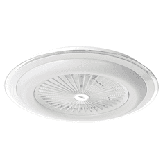 Milagro LED plafonjera ZONDA WHITE 48W z ventilatorjem, Milagro