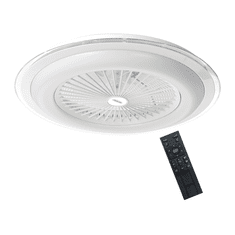 Milagro LED plafonjera ZONDA WHITE 48W z ventilatorjem, Milagro