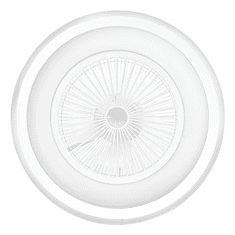 Milagro LED plafonjera ZONDA WHITE 48W z ventilatorjem, Milagro