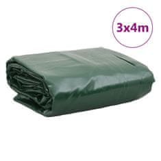 Vidaxl Ponjava zelena 3x4 m 650 g/m²