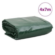 Vidaxl Ponjava zelena 4x7 m 650 g/m²