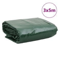 Vidaxl Ponjava zelena 3x5 m 650 g/m²