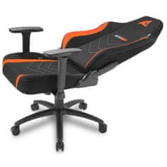 Sharkoon Skiller SGS20 Fabric gaming stol, nagib/višina, blago, črno-oranžna (Skiller SGS20 Fabric Black/Orange)