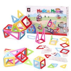 WOWO Igrača za otroke - Mini Magnetic Blocks Magic Magnet 38 kosov za otroke 3+ leta v3