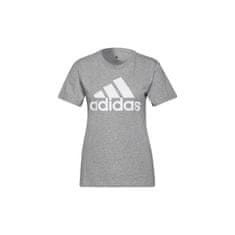 Adidas Majice obutev za trening siva M Essentials Logo Tee