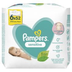 Pampers Sensitive vlažni robčki, 312/1