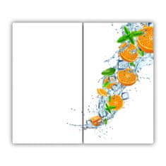 tulup.si Steklena podloga za rezanje Pomaranče 2x30x52 cm