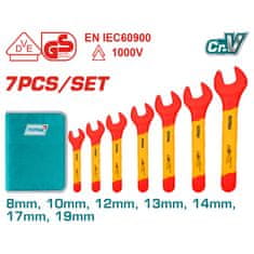 Total 7-delni komplet izoliranih viličastih ključev /IND (THKISPA0701)